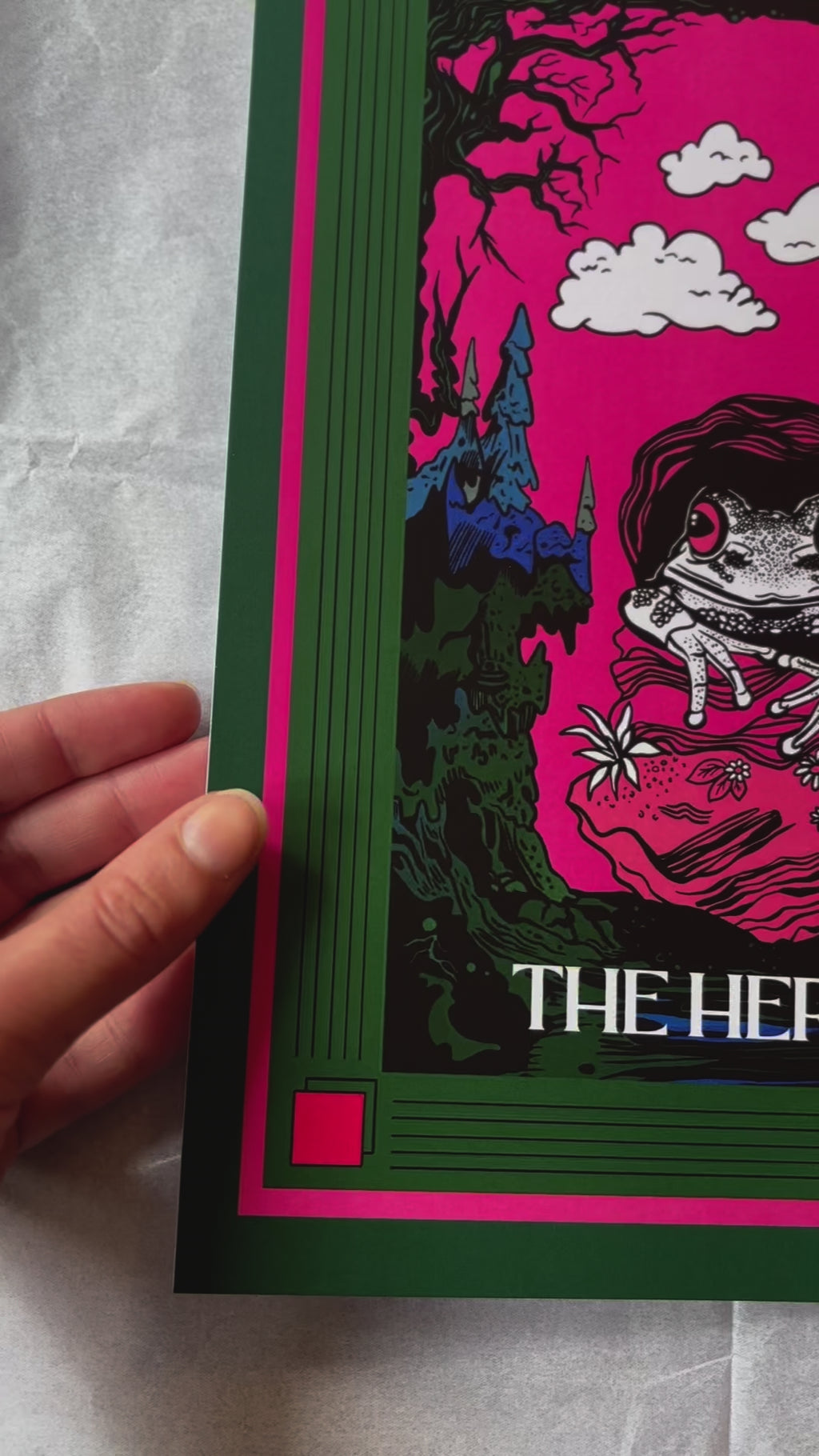 The Hermit Tarot Card Art Print