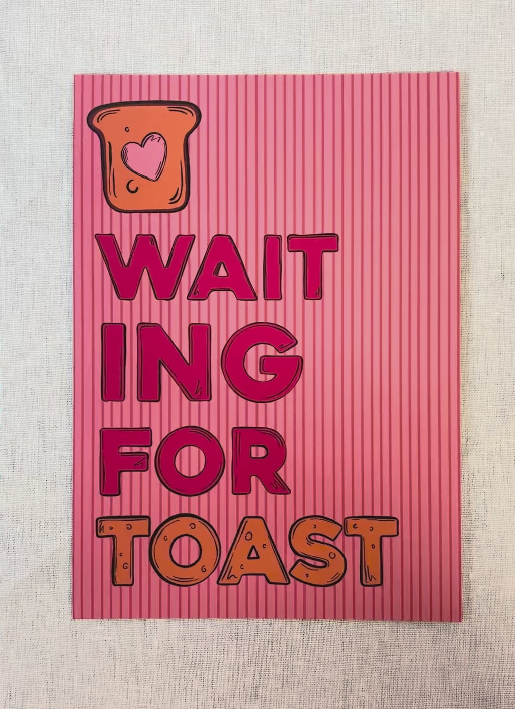 Waiting For Toast Art Print