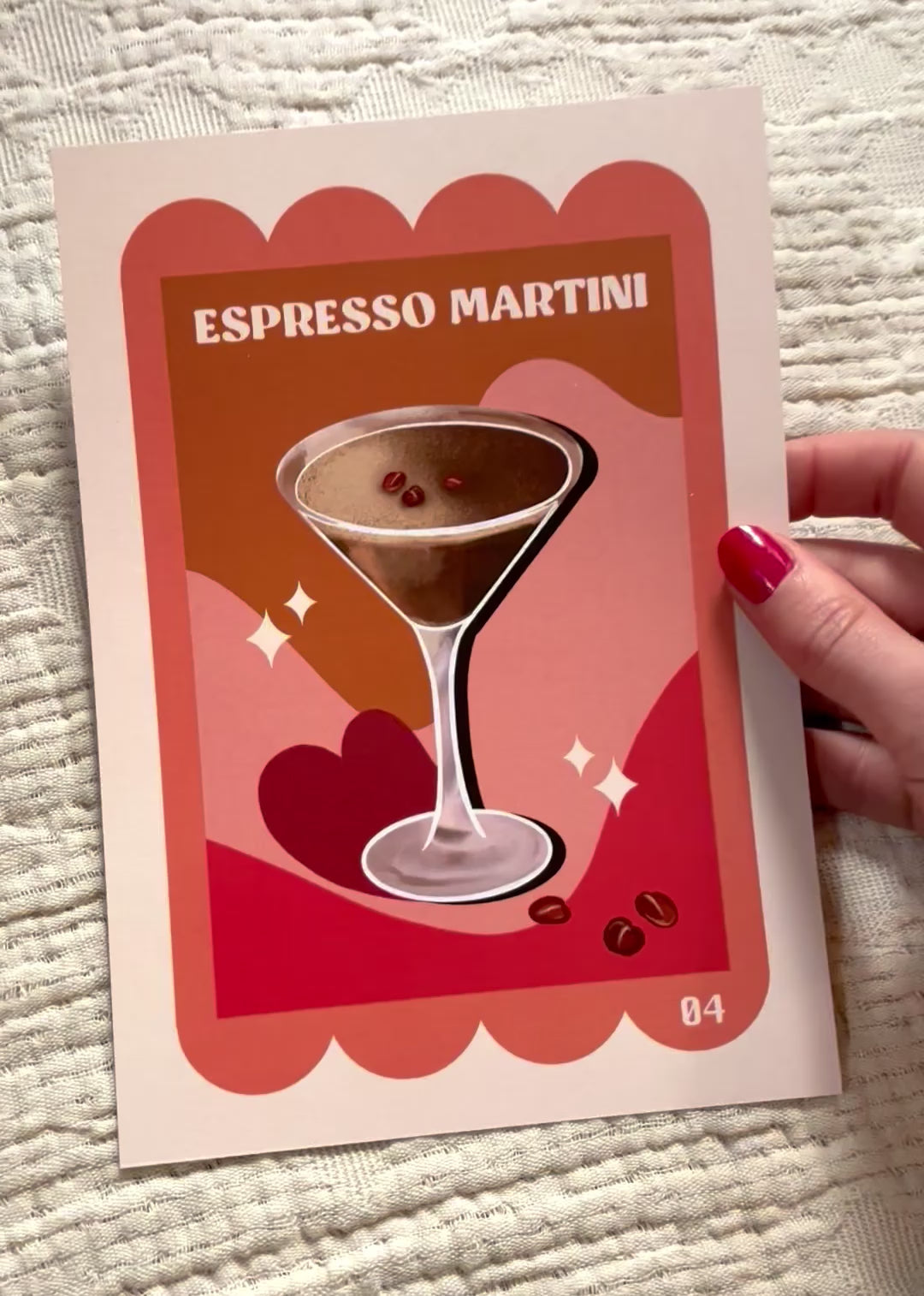 Espresso Martini Cocktail Art Print