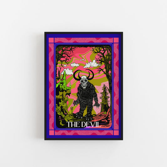 The Devil Tarot Card Art Print